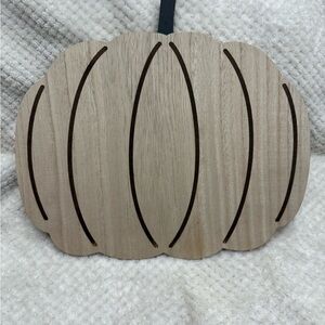 Wooden Pumpkin Wall Decor